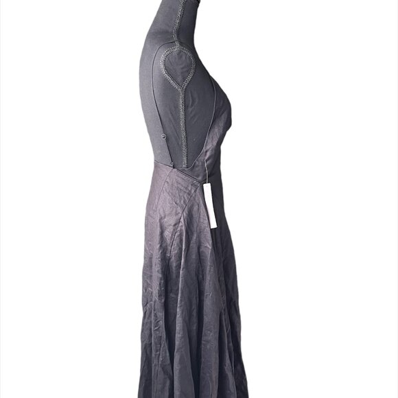 Anthropologie Sau Lee Linen Black Maxi Dress (NWT - SOLD OUT) - Picture 9 of 12